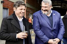 Axel Kicllof y Jorge DOnofrio