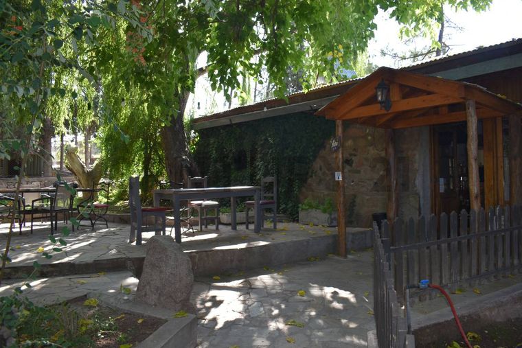 El ingreso al restaurante. El ingreso al restaurante.