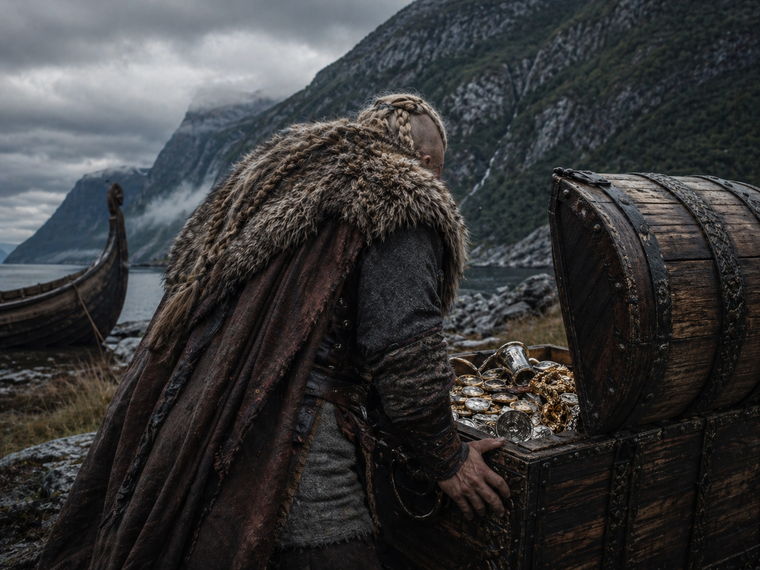 El tesoro vikingo encontrado en Noruega reúne miles de monedas de plata y ofrece una nueva pista sobre cómo se movía la riqueza al final de esa época.