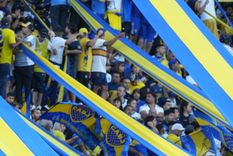 La 12 alentando en la Bombonera. Foto: Noticias Argentinas