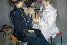 Raúl Soldi, Las damas del noveciento. Foto: Gentileza