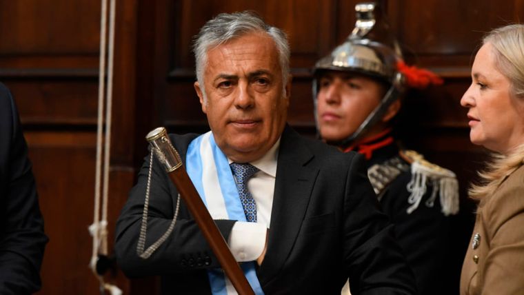Cornejo batió el récord: fue su séptimo discurso ante la Asamblea Legislativa.