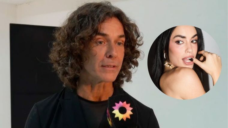 Desde la conducción de su programa, Mariano Martínez aprobó públicamente la elección estética de su expareja. / Captura eltrece