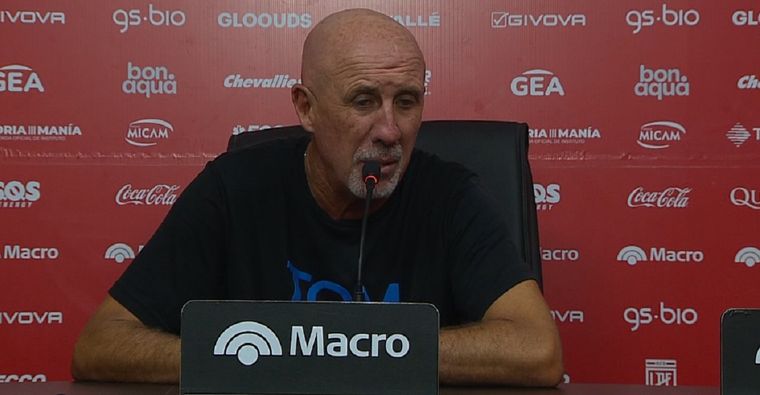 El DT del Bodeguero habló en conferencia de prensa.