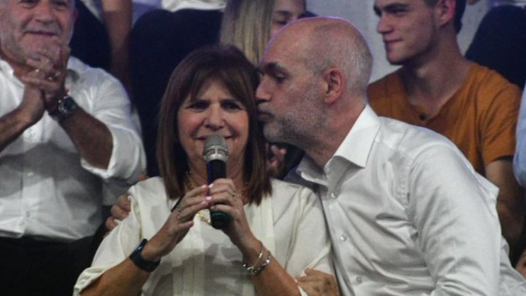 Recta final Patricia Bullrich y Horacio Rodríguez Larreta buscarán sacarse ventajas en las últimas tres semanas Foto: Twitter