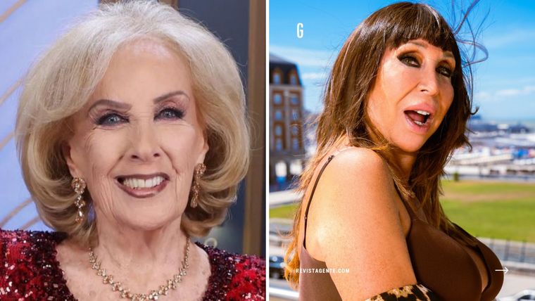 Mirtha y Moria, las favoritas de Charlotte Caniggia.
