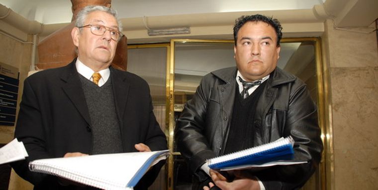 Los familiares de Matías Conti Foto: NACHO GAFFURI