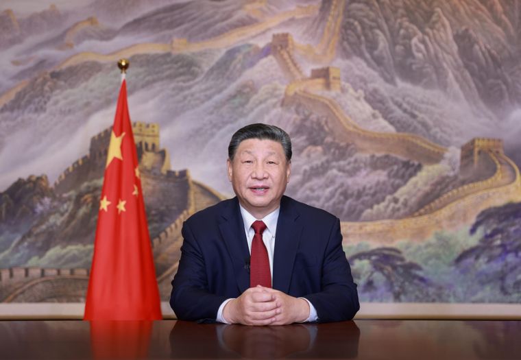 Xi Jinping, presidente de China, no dejó gran tema sin tratar en su mensaje de fin de año. Foto: Efe&nbsp;