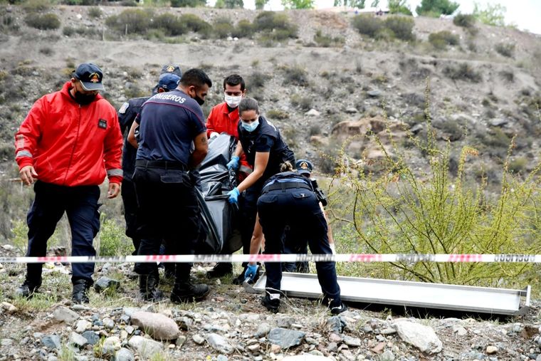El cuerpo fue hallado en la mañana del jueves Foto: ALF PONCE