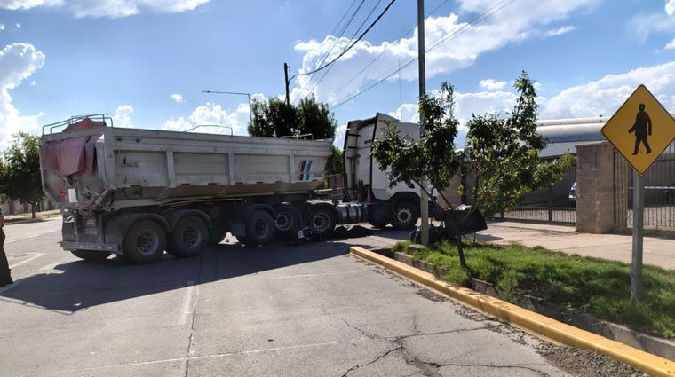 La escena del accidente fatal en el carril Rodríguez Peña.&nbsp;