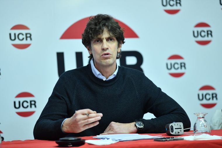 El presidente del partido, Martín Lousteau Foto: UCR