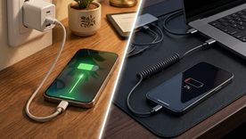 El celular puede cargar mucho más rápido conectado a la pared que mediante un puerto USB de computadora.