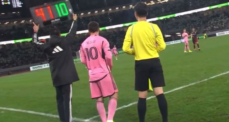 Messi podría volver ante Monterrey. Foto: Captura