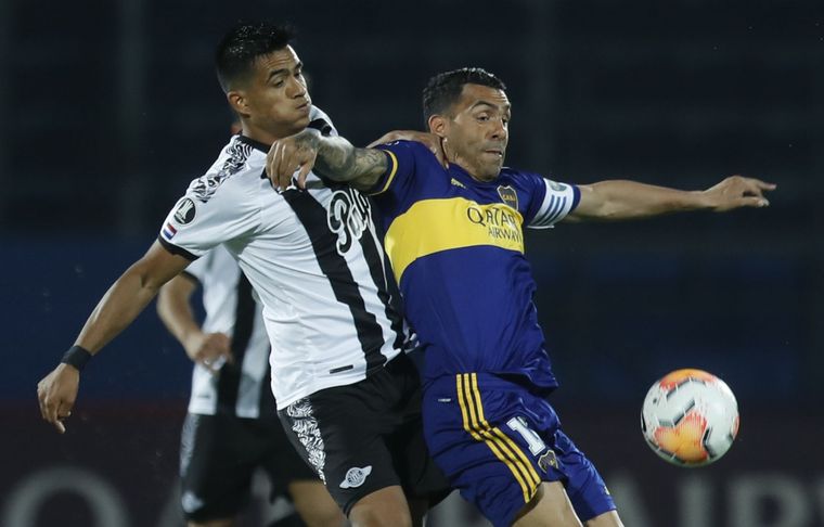 Carlos Tevez Boca Carlos Tevez y su alegría en las redes tras la victoria ante Libertad Foto: Télam