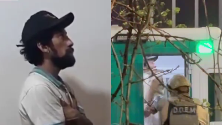 El loco del cuchillo fue detenido tras ingresar sin permiso al estudio de Crónica TV y atacar al guardia de seguridad.