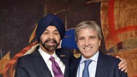 El presidente del Banco Mundial, Ajay Banga, y el ministro de Economía, Luis Caputo. El presidente del Banco Mundial, Ajay Banga, y el ministro de Economía, Luis Caputo.