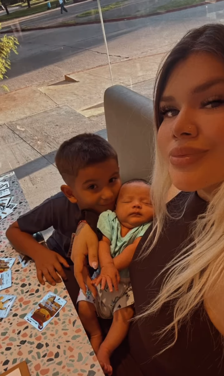 Los hijos de Morena Rial. Créditos: IG / moreerial Los hijos de Morena Rial. Créditos: IG / moreerial