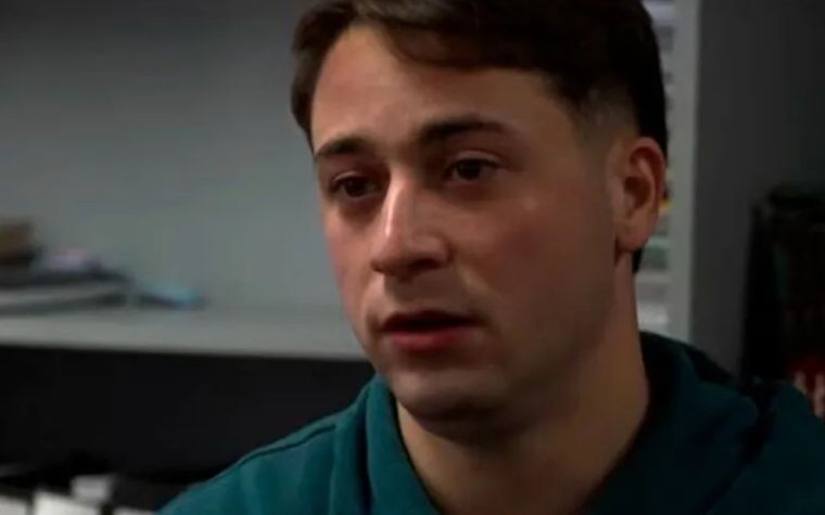 Analizaron el lenguaje corporal de Máximo Thomsen Foto: Captura de TV - El Trece