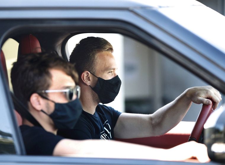 Arthur, en problemas. Foto: FC Barcelona