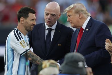 MDZol | Messi, Infantino y Trump en la premiación del Mundial 2026.