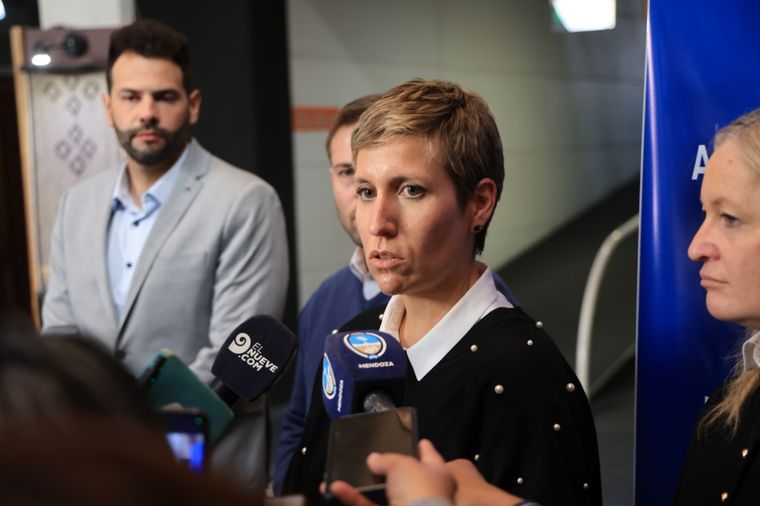 Jimena Latorre disertó en Estados Unidos. Foto: Prensa Gobierno de Mendoza