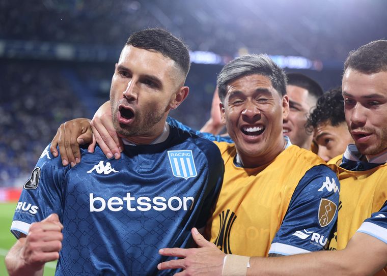 El goleador de Racing llega condicionado a la ida con Flamengo: si recibe una amarilla se perderá la revancha.&nbsp;