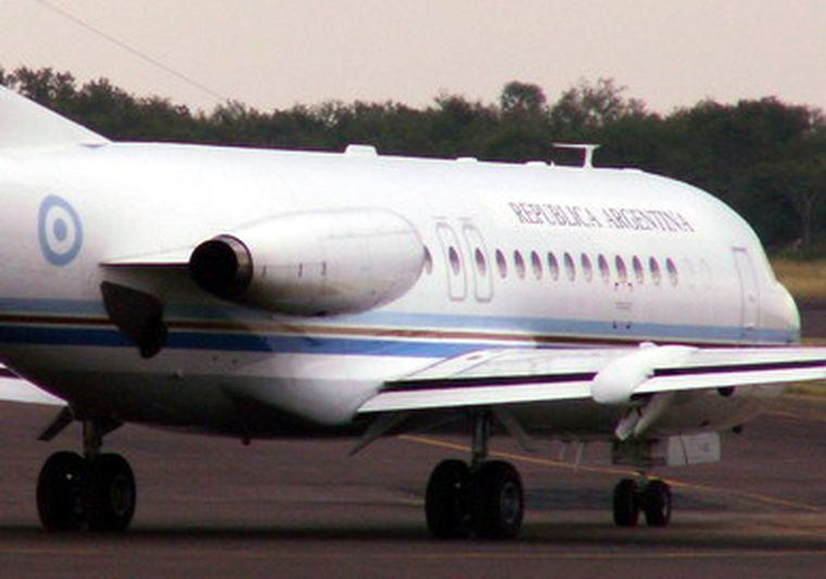 El Tango 02, el avión que habitualmente usa Cobos. Foto: web