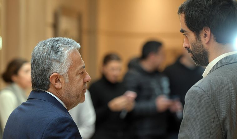 Alfredo Cornejo y Víctor Fayad. Alfredo Cornejo y Víctor Fayad.