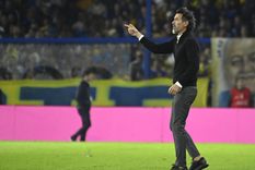 Eduardo Domínguez habló tras la victoria ante Botafogo. Foto: Fotobaires