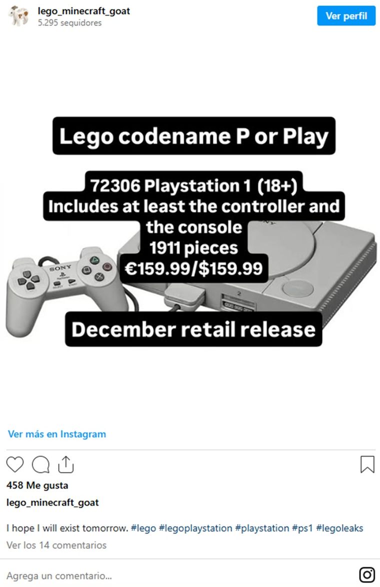 La mítica consola de Sony podría regresar convertida en un set LEGO ideal para fans. La mítica consola de Sony podría regresar convertida en un set LEGO ideal para fans.