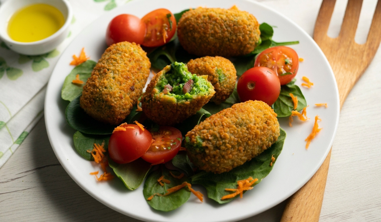 Receta rápida de croquetas de espinacas para una cena ligera Foto: Shutterstock