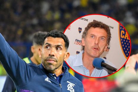 Tevez recordó cómo era negociar con Macri en Boca. Tevez recordó cómo era negociar con Macri en Boca.