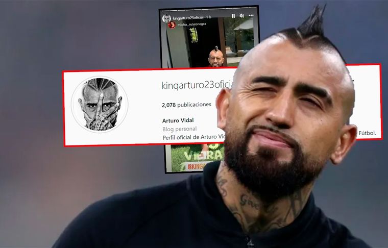 Arturo Vidal reinstagrameó una historia de una hincha de Flamengo que prácticamente anuncia su llegada al equipo brasileño.