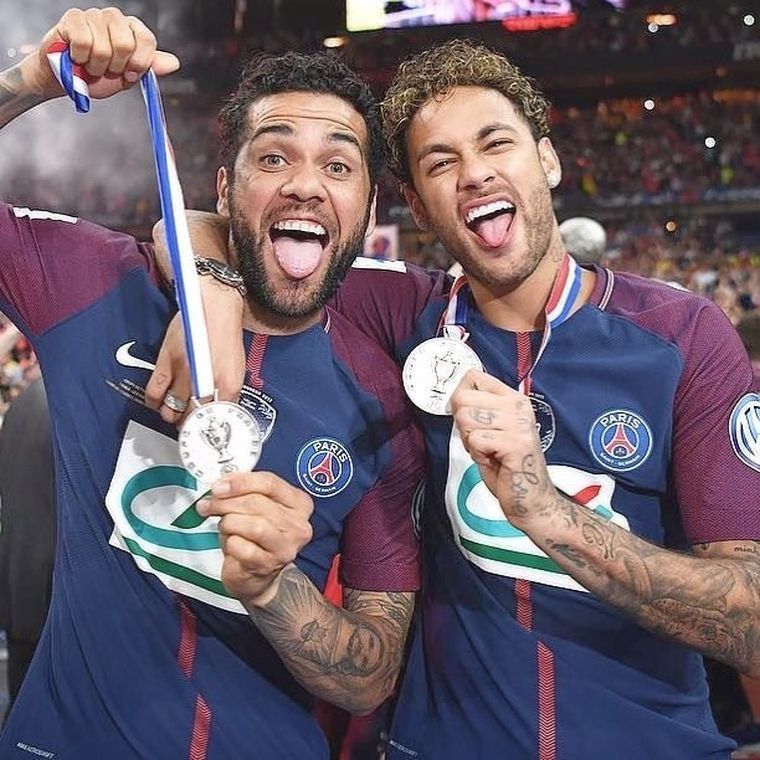 Dani Alves Neymar Foto: Instagram Dani Alves