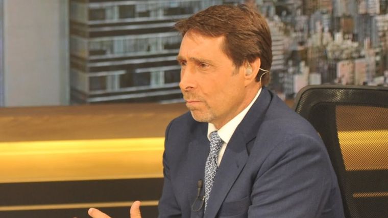 Eduardo Feinmann, uno de los conductores que iimpulsa el rating de A24. Foto: Instagram @a24noticias