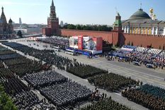 El Desfile de la Victoria en Moscú, será más discreto este año. Foto: ElPaís.