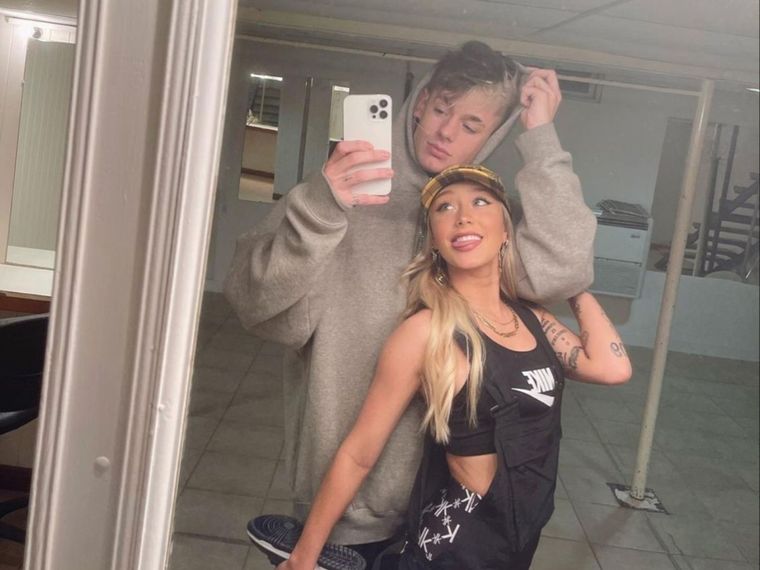 Tuli Acosta y Oky fueron novios varios meses. Foto: Captura de instagram