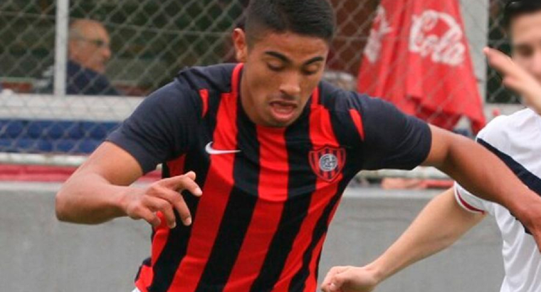 El joven que va a juicio, en sus épocas con la camiseta de San Lorenzo Foto: Télam
