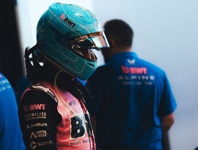 A Gasly no le gustó nada quedar detrás de Colapinto.&nbsp;