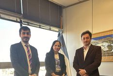 El encuentro de la Cámara de Comercio sureña y la Cancillería argentina Foto: Prensa CCIA