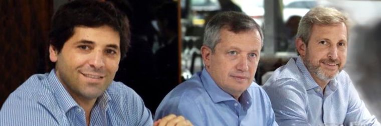 Monzó y Frigerio, ex funcionarios de Macri. Foto: Twitter Sebastián García de Luca