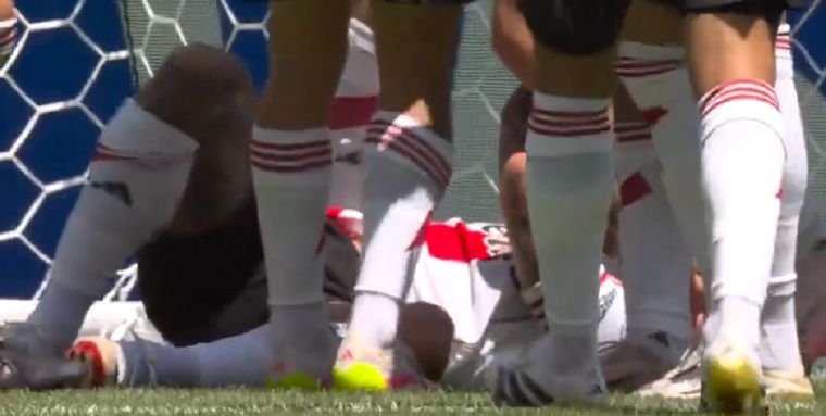 Sebastián Driussi se retiró lesionado tras marcar el 2-0 de River ante Urawa