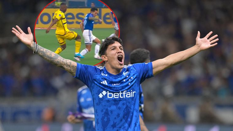 Lucas Romero, quien recibió la falta de Advíncula al comienzo del partido, habló sobre la expulsión. Foto: EFE y captura ESPN