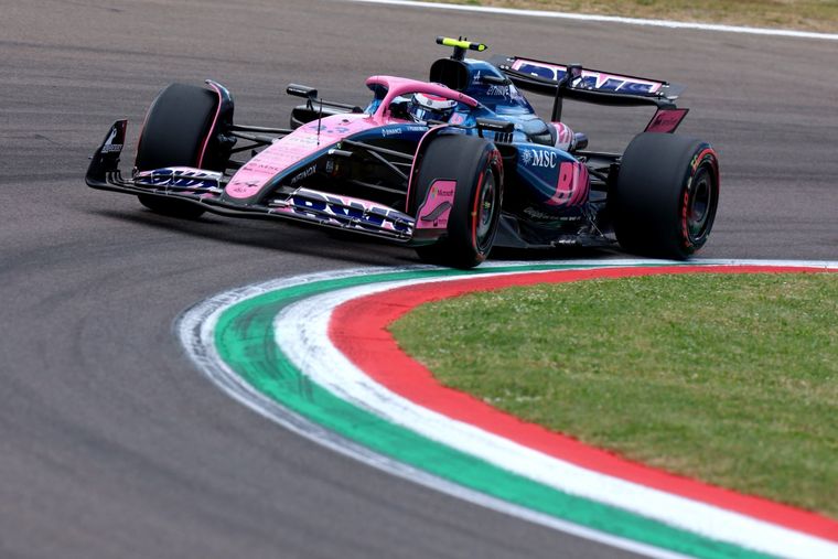 Colapinto finalizó P16 en el GP de Imola. Foto: @Alpine F1Team