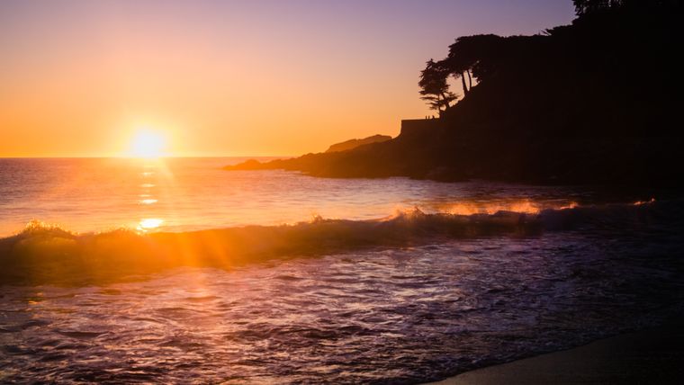 Los atardeceres en Zapallar son uno de sus principales atractivos. Foto: Shutterstock Los atardeceres en Zapallar son uno de sus principales atractivos. Foto: Shutterstock