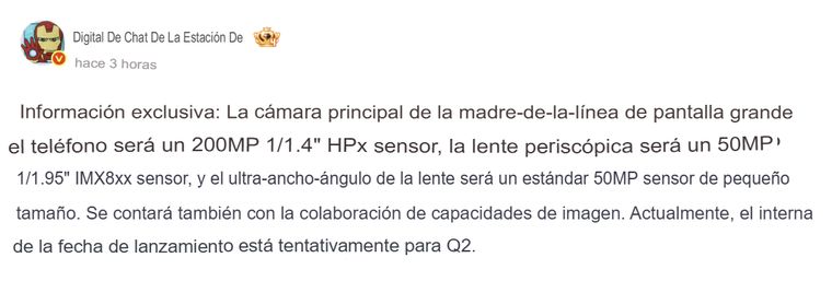 Con un periscopio de 50 megapíxeles, el próximo Xiaomi podría hacer acercamientos con mucha claridad incluso en condiciones de poca luz. Con un periscopio de 50 megapíxeles, el próximo Xiaomi podría hacer acercamientos con mucha claridad incluso en condiciones de poca luz.