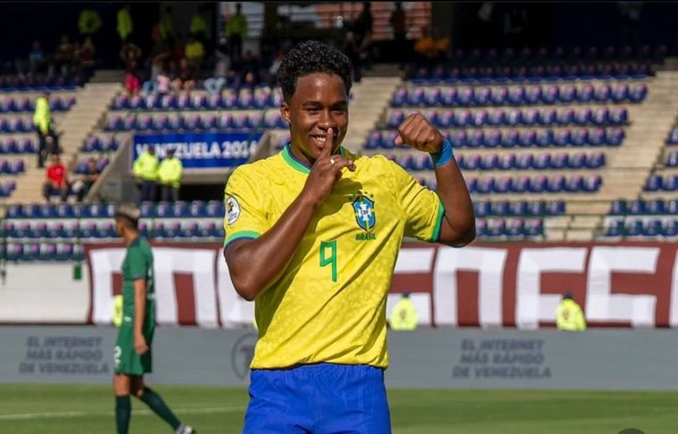 Endrick y el gesto racista que recibió su padre Foto: @endrick