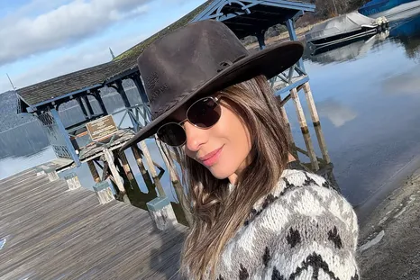 Pampita y su estilo de invierno. Pampita y su estilo de invierno.