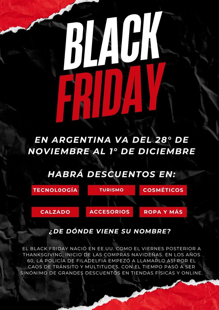 El Black Friday 2025 se realizará del 28 de noviembre al 1 de diciembre. El Black Friday 2025 se realizará del 28 de noviembre al 1 de diciembre.
