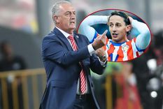 Gustavo Alfaro salió con los tapones de punta y bancó al jugador de River. Gustavo Alfaro salió con los tapones de punta y bancó al jugador de River.